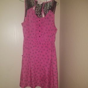 Pink sleveless dress